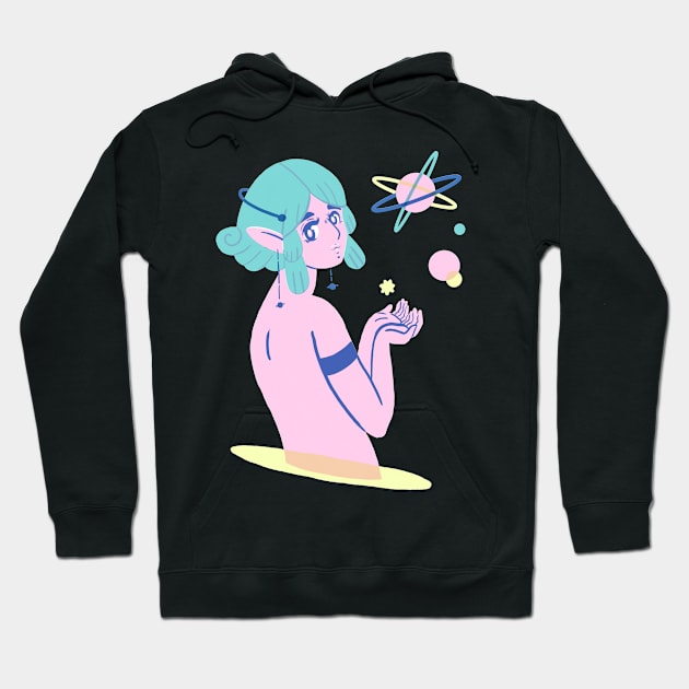 Lunar Star Hoodie by frankielong@hotmail.co.uk